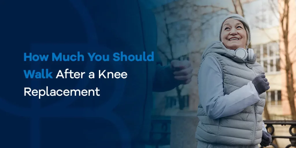 Is walking enough exercise after knee replacement?